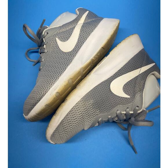 Nike Womens Tanjun  Gray White Athletic Running Shoes Sneakers Size 7 - Picture 7 of 10